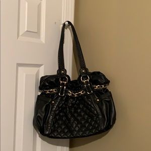 Soft foo leather shoulder bag